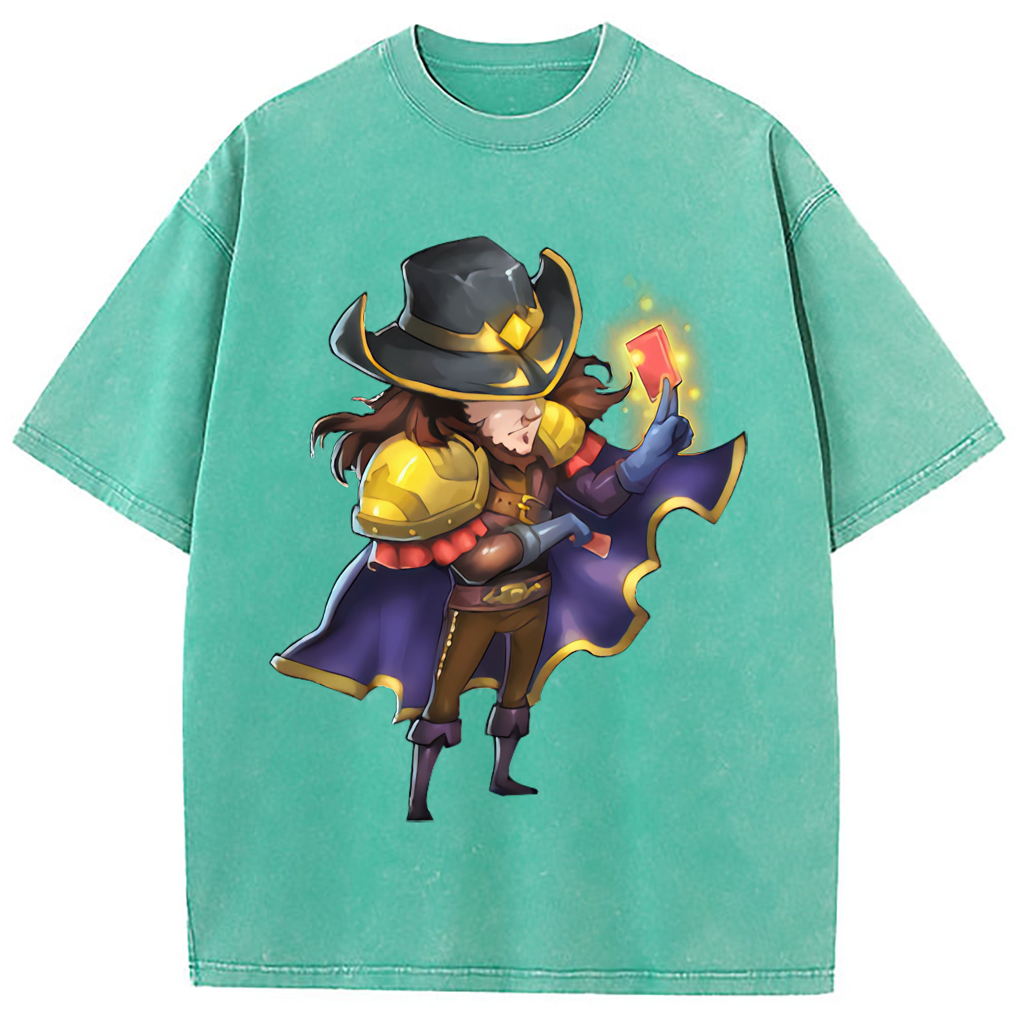 （画像用） リーグ・オブ・レジェンド League of Legends LOL 綿100% ヴィンテージ風 半袖Tシャツ（フロントプリント）